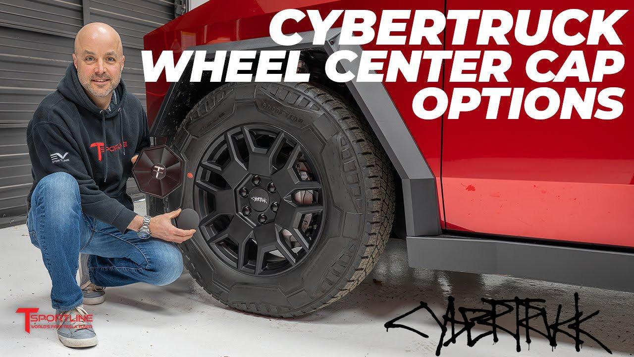 Tesla Cybertruck New Covers for Factory Cybertruck Wheels Launched - T Sportline cyber vid