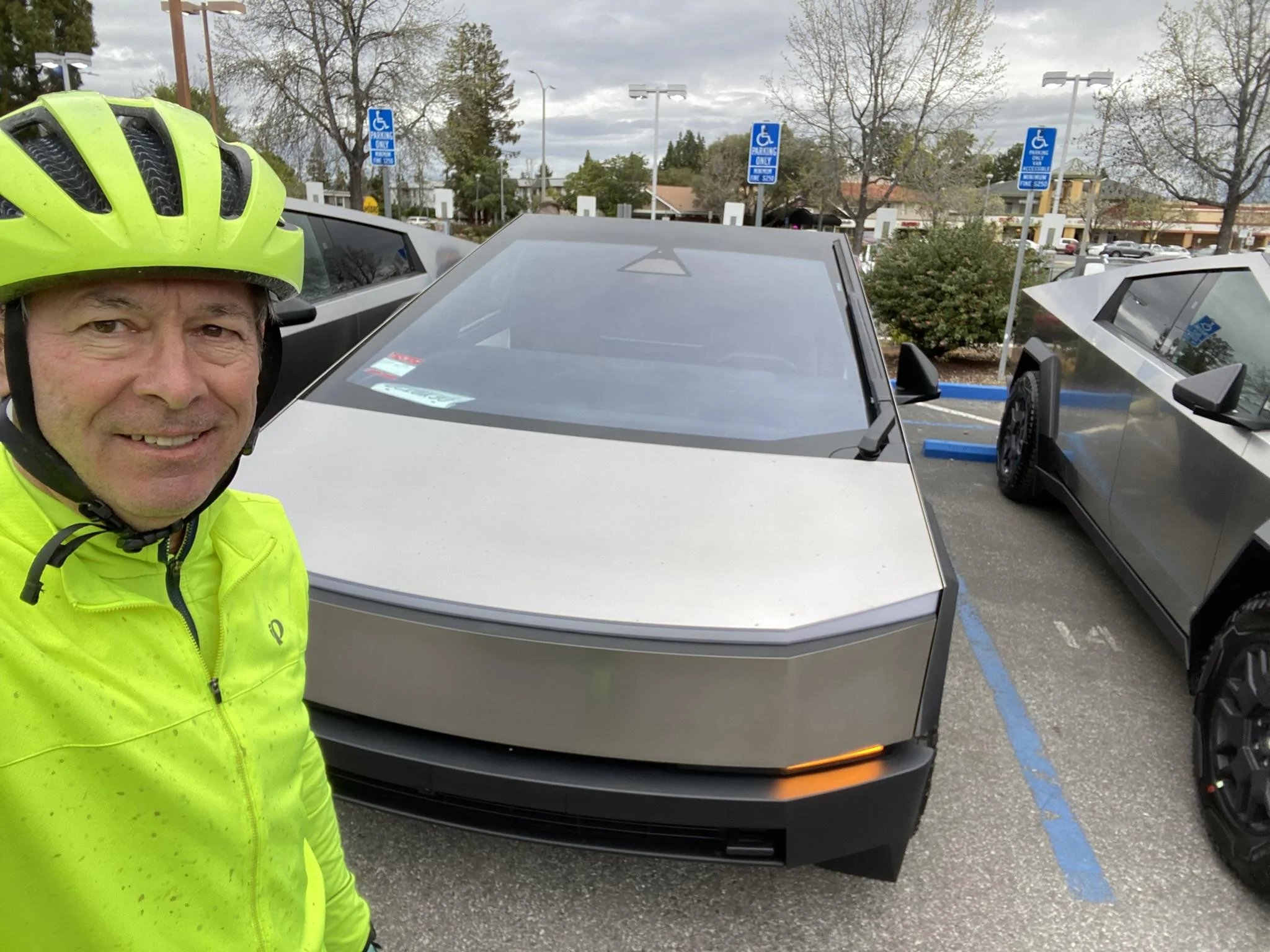 Tesla Cybertruck 12/8 CyberBeast waiting room 240327_01 Bryan takes Delivery