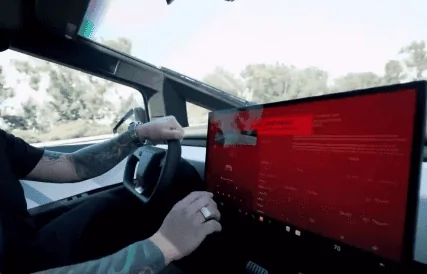 Tesla Cybertruck Cybertruck breaks as it drives off lot?  Or April Fools Joke? 4353847357342412023