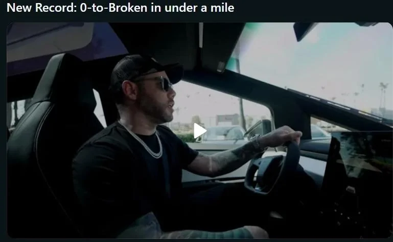 Tesla Cybertruck Worst delivery in my life (truck died in 5 minutes) UPDATE: FIXED J1MbPTM