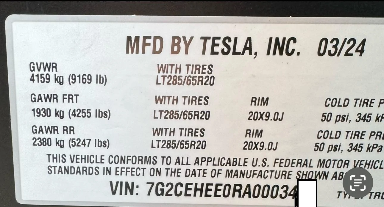 Tesla Cybertruck Cyberbeast VIN assigned - SoCal - 3/13/2024 [Delivered 3/27/24]! IMG_6671 (Edited)