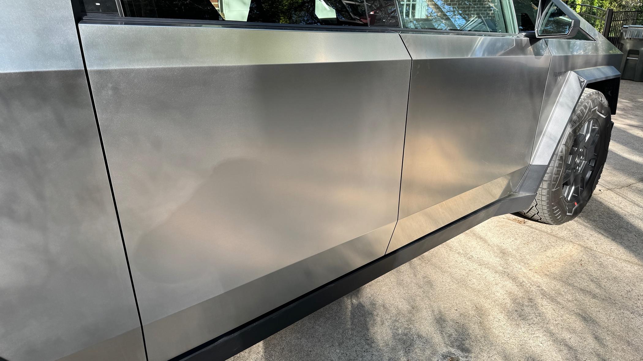 Tesla Cybertruck Bar Keepers Friend changed my Cybertruck's finish! IMG_7939