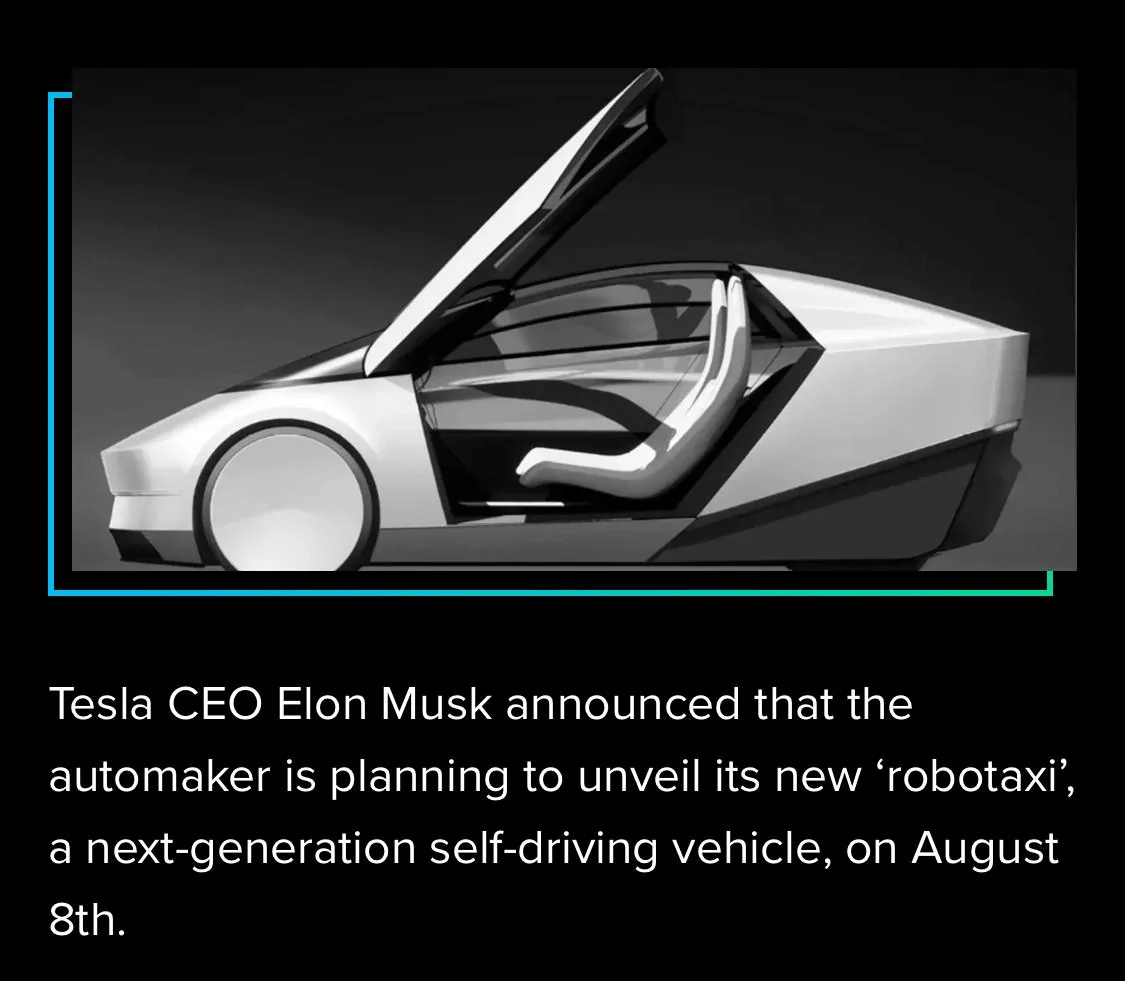 Tesla Cybertruck Tesla Robotaxi to debut on August 8th IMG_5740