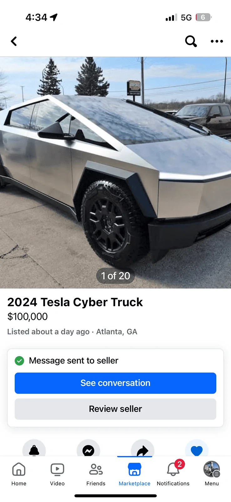 Tesla Cybertruck Flippers are done! 150+ Cybertruck for-sale listings IMG_3027