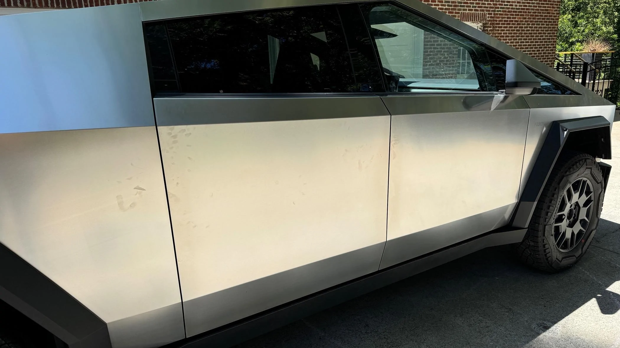 Tesla Cybertruck Bar Keepers Friend changed my Cybertruck's finish! 1712511740383-o6