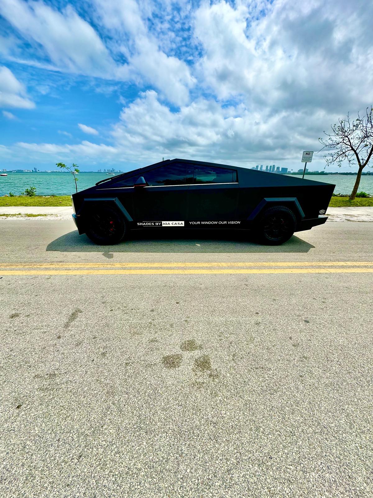 Tesla Cybertruck Who wants to drive the Cybertruck in Miami Side by Side IMG_6314