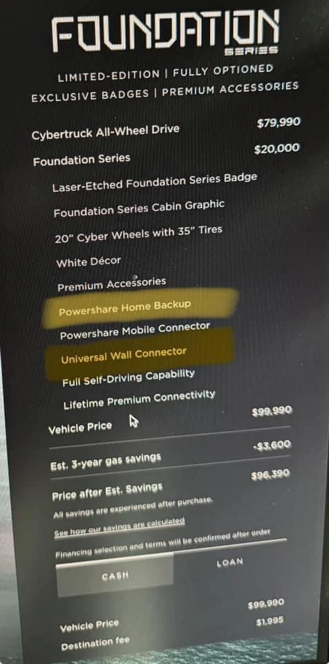 Tesla Cybertruck Powershare update IMG_1953
