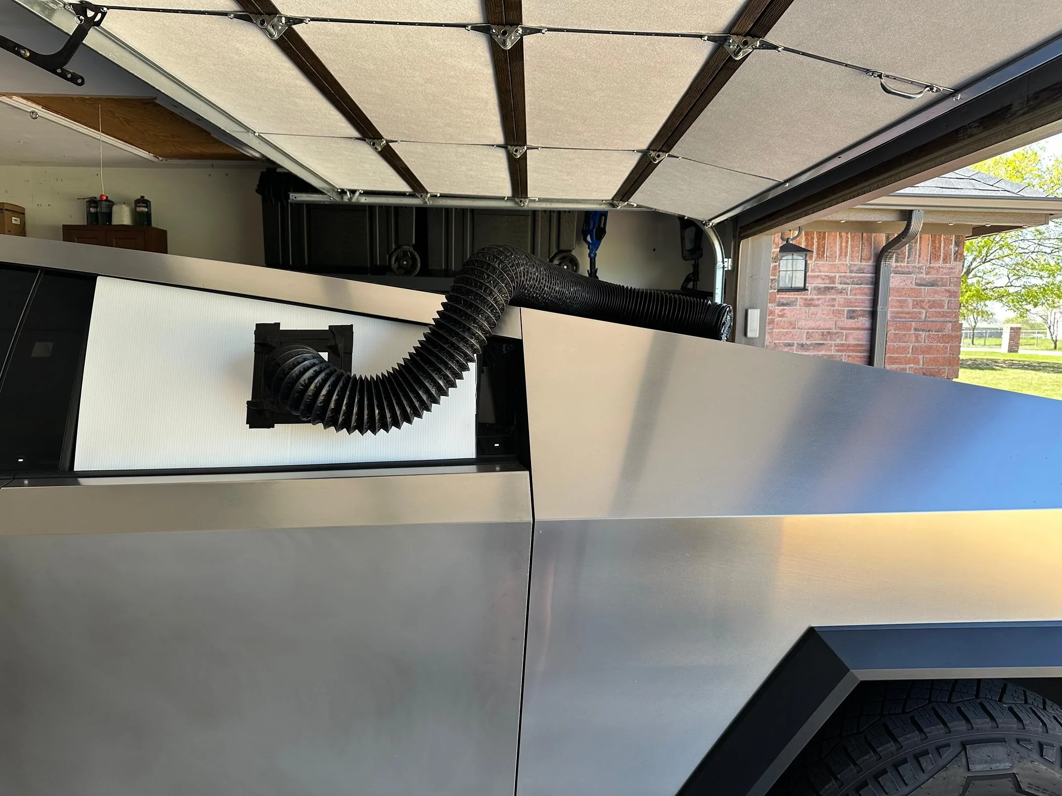 Tesla Cybertruck CyberTent (formerly Basecamp Tent) Camping for 2 Days Using DIY HVAC Solution - Takeaways (and reaction to other video) IMG_4530
