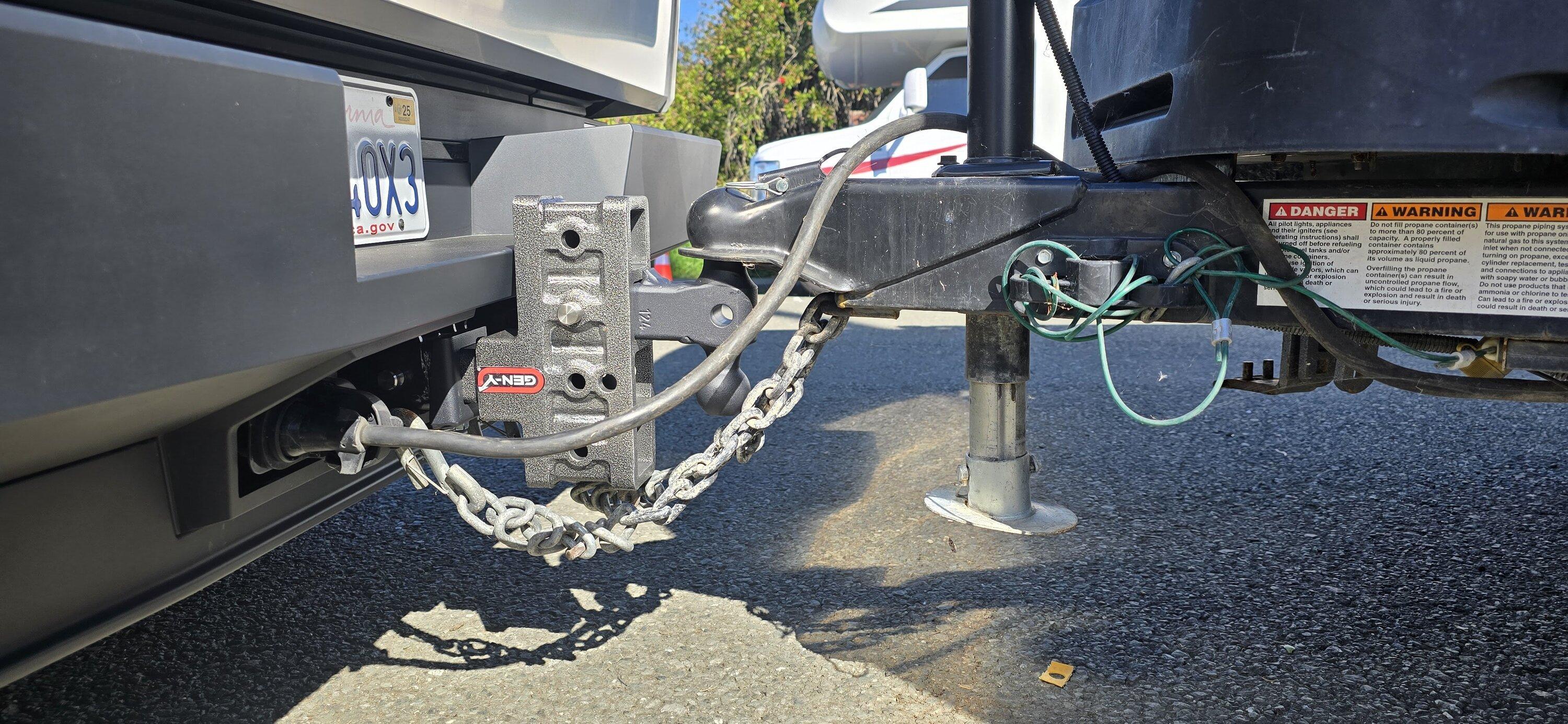 Tesla Cybertruck Camper trip to the beach - tow report with Cybertruck 20240401_161001