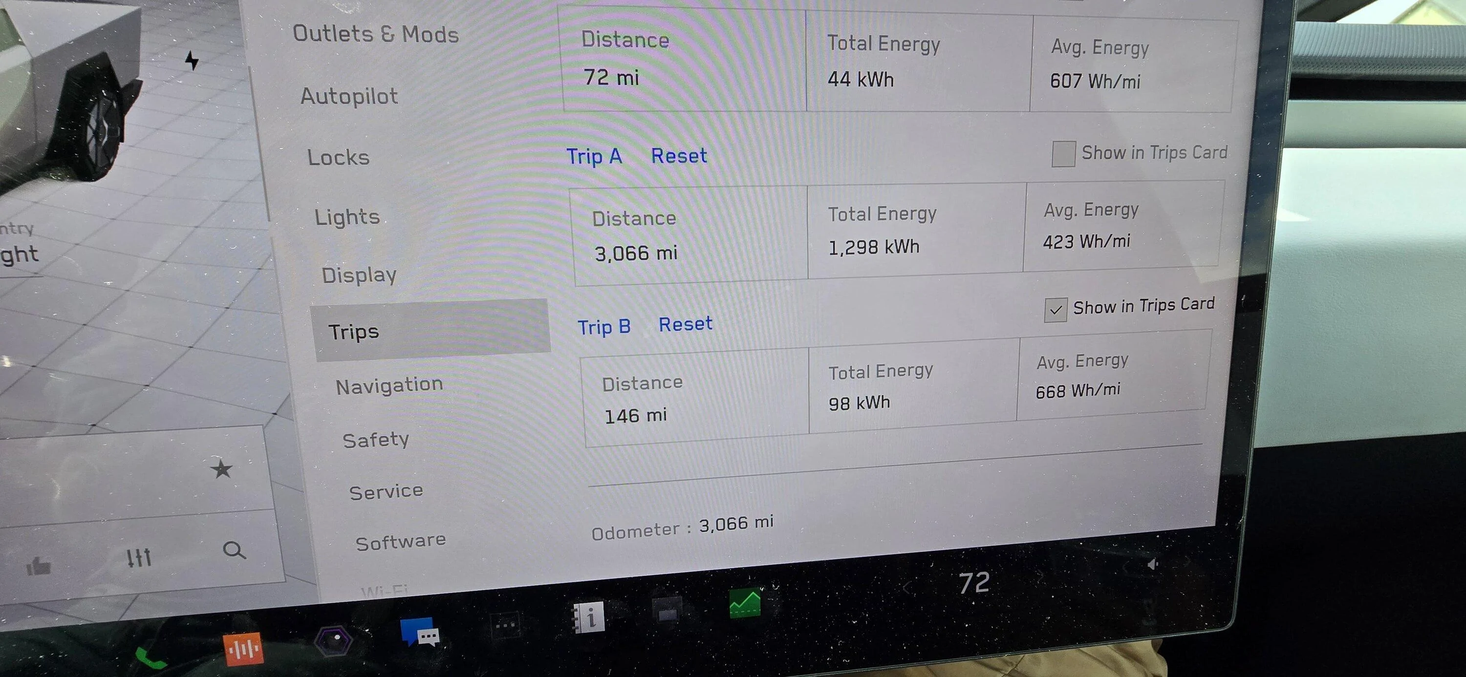 Tesla Cybertruck Camper trip to the beach - tow report with Cybertruck 20240403_154010