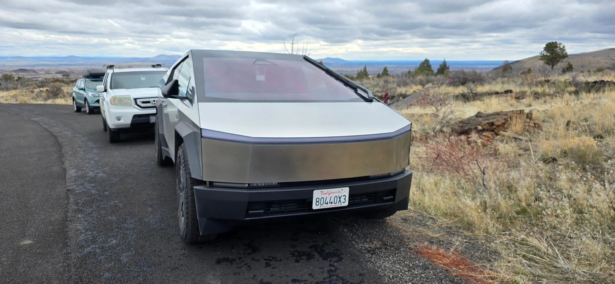 Tesla Cybertruck Did a road trip from Bay area to Klamath Falls Oregon 20240330_113128