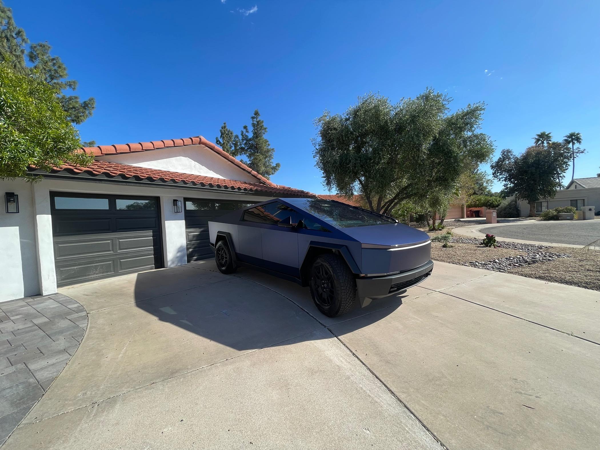 Tesla Cybertruck KPMF Trenton Blue Wrap - AZ IMG_4818