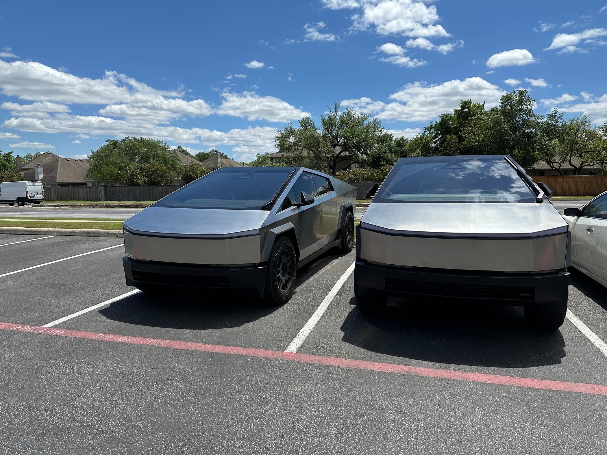 Tesla Cybertruck Who’s taller now bro? IMG_5755