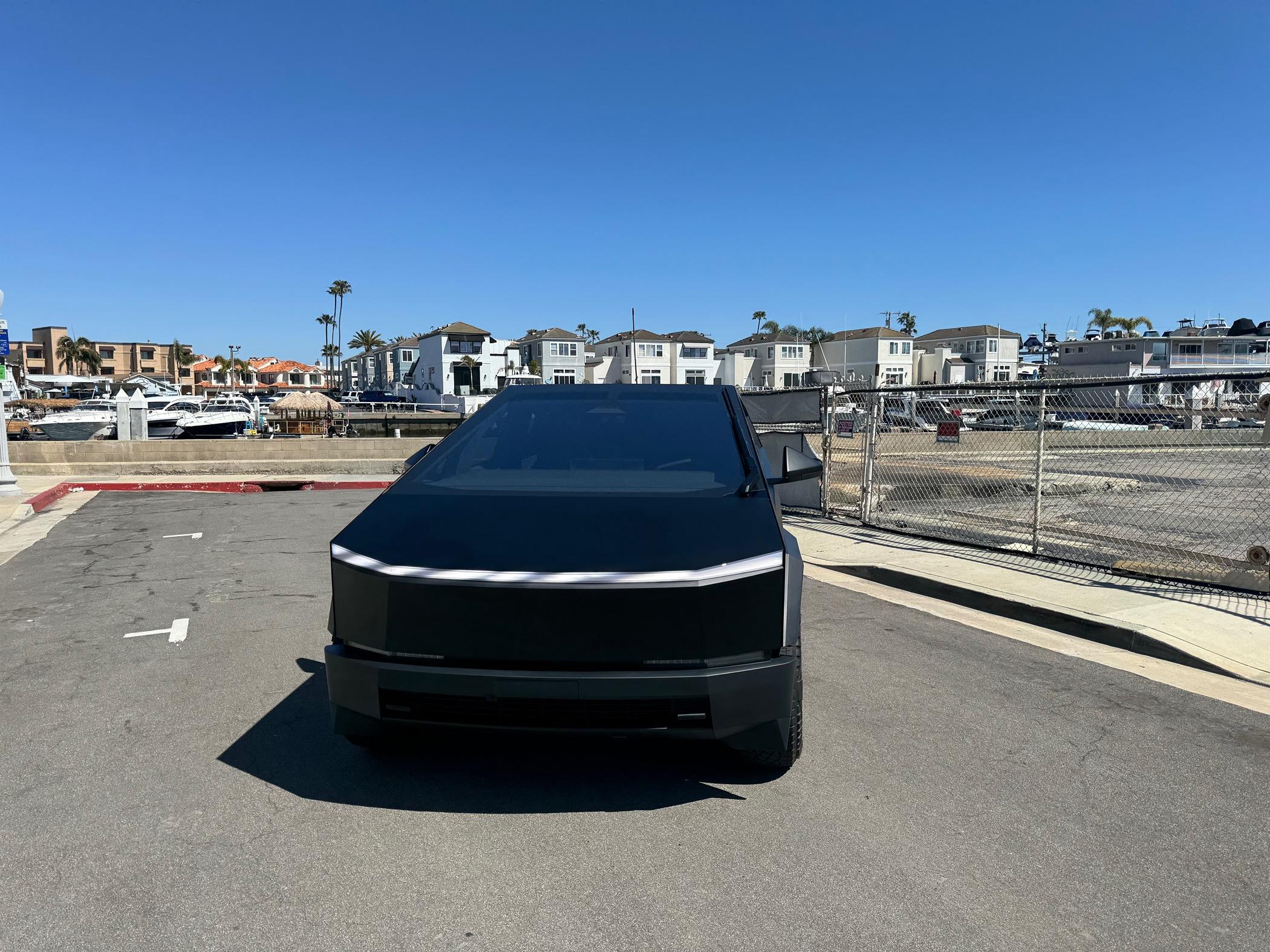 Tesla Cybertruck My Satin Black PPF wrap from T Sportline IMG_0275