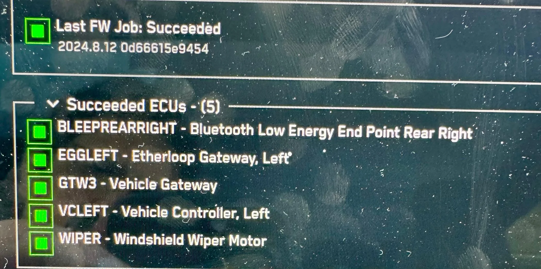 Tesla Cybertruck Update 8.12 downloading IMG_2271