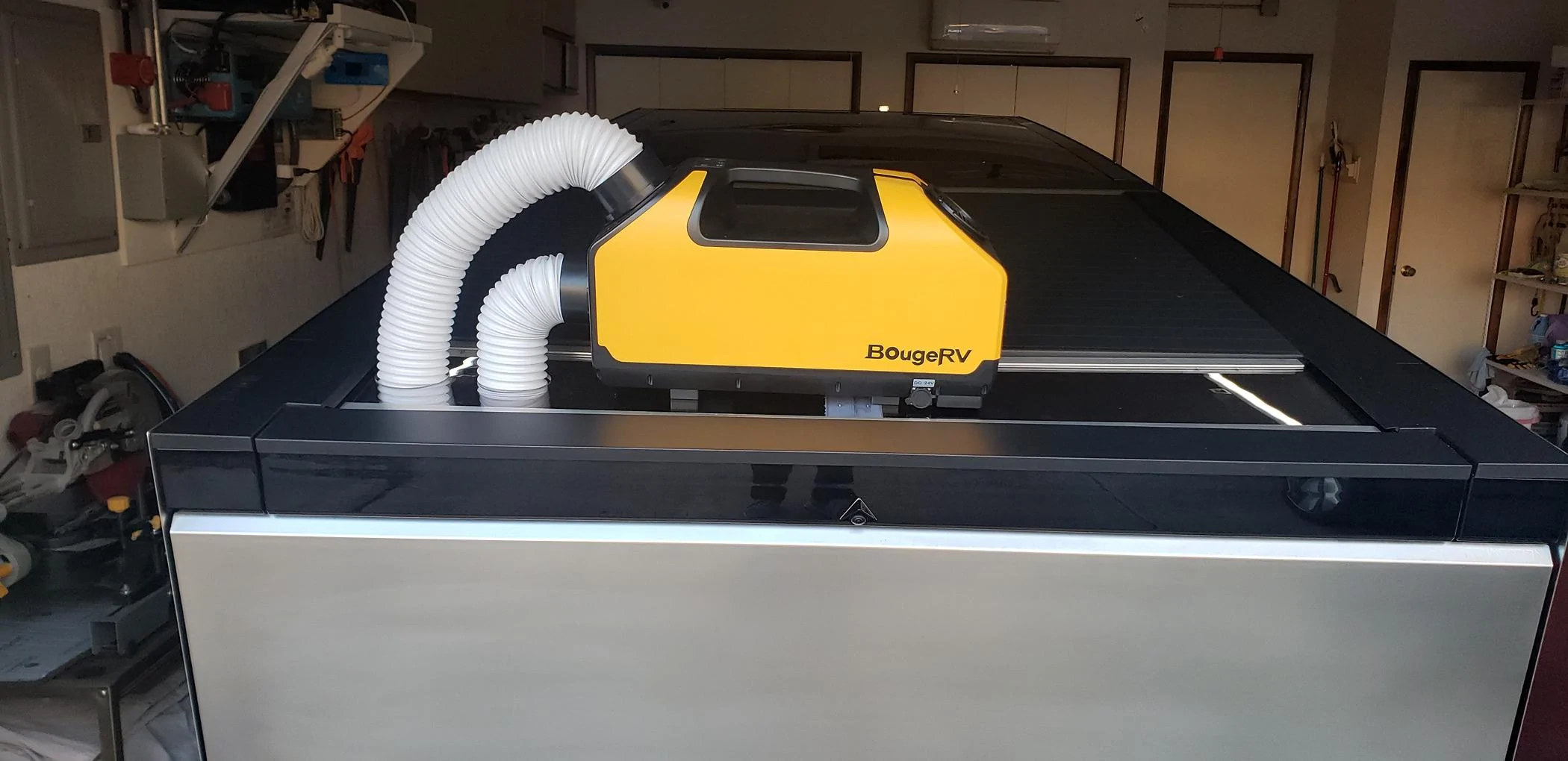 Tesla Cybertruck Vault Bed Heat Pump Build (Heating & Cooling) 🥵🥶 BougeRV installed