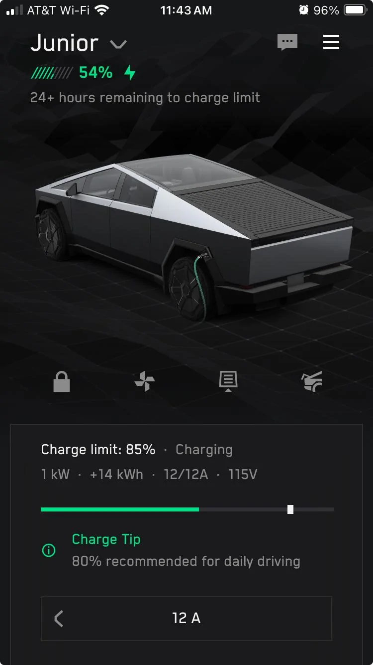 Tesla Cybertruck Charging equipment included on day one (conflicting info) Screenshot 2024-04-12 at 11.43.54 AM