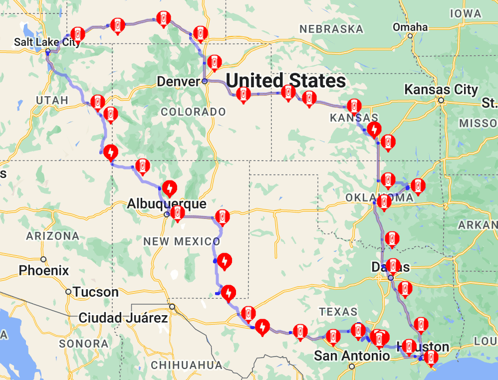 Tesla Cybertruck 3,400 miles towing a camping trailer w/ Cybertruck -- 19' Airstream (~4,500 lbs) to see solar eclipse Screenshot 2024-04-14 at 9.11.34 PM