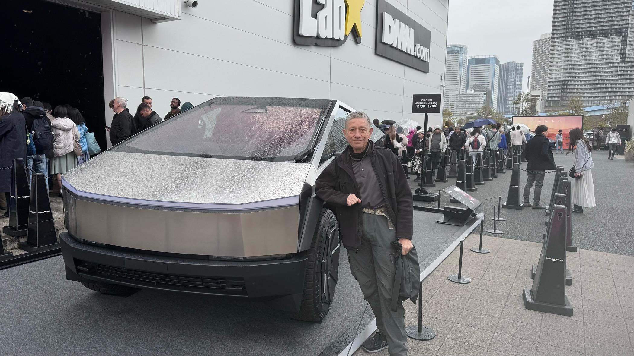 Tesla Cybertruck Cybertruck arrives in Japan! On tour from Feb. 6 - 29th 1713164341025-w8