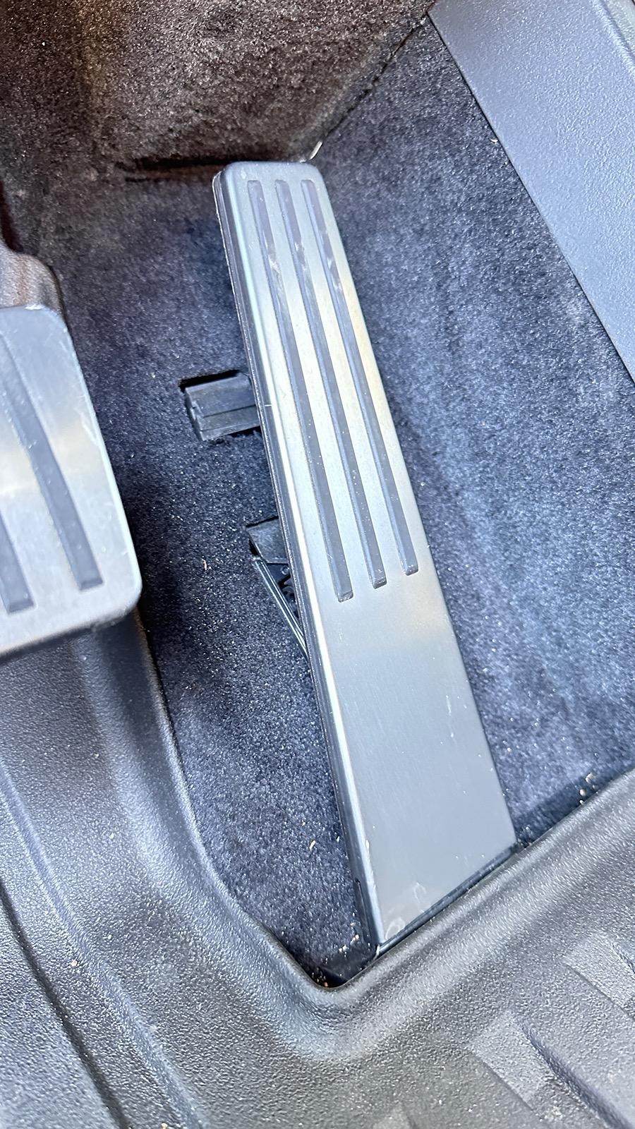 Tesla Cybertruck Accelerator Pedal Cover Recall Detail IMG_2072