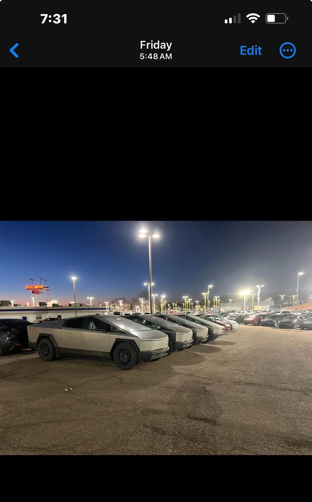 Tesla Cybertruck Colorado Springs - FS AWD Just paid deposit. Am I the 1st?  Delivery 4-26! View recent photos
