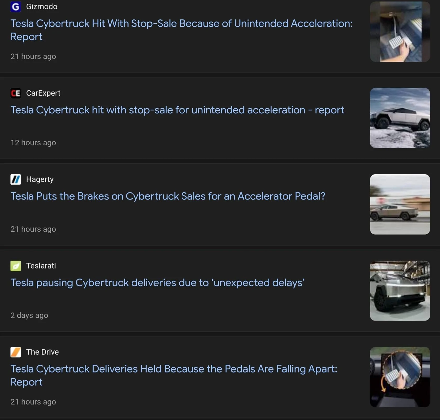 Tesla Cybertruck Brake Malfunction; hit light pole Screenshot_20240416_093130_Chrom