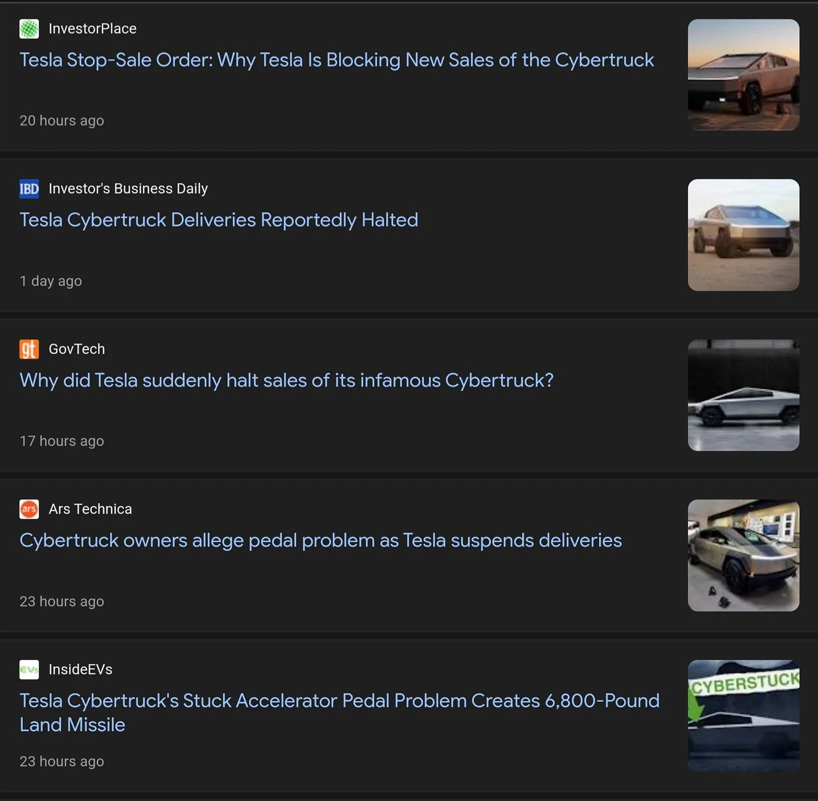 Tesla Cybertruck Brake Malfunction; hit light pole Screenshot_20240416_093120_Chrom