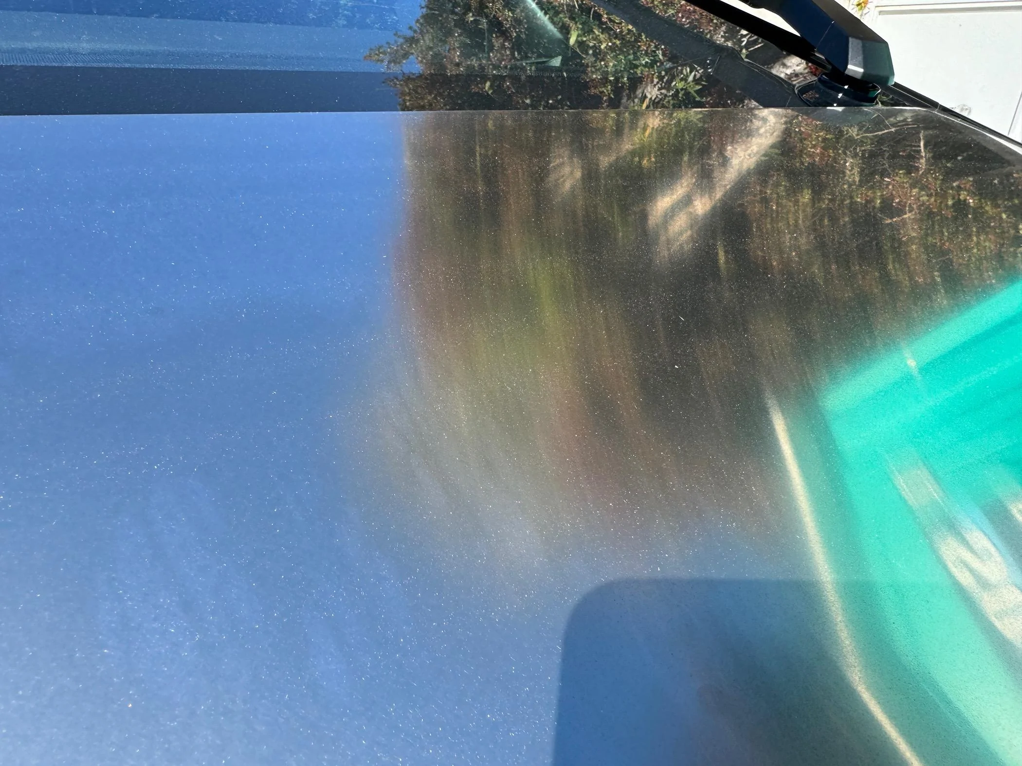 Tesla Cybertruck Iron remover and Rinseless wash panel stains… IMG_1498