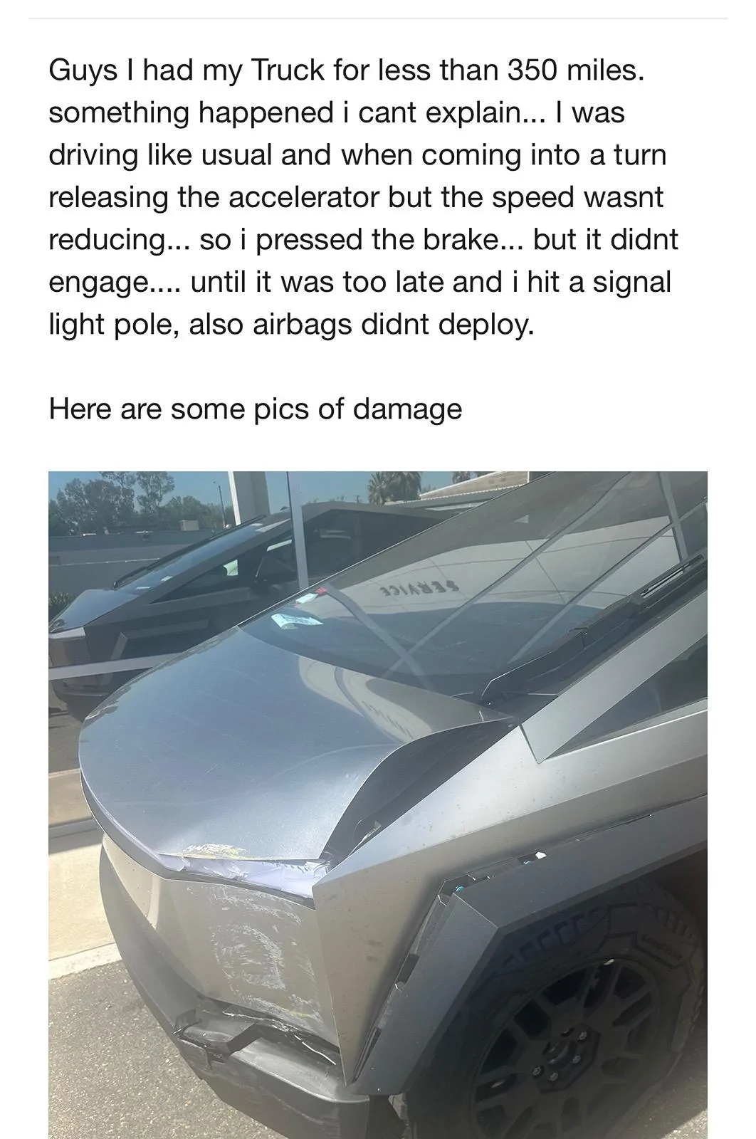 Tesla Cybertruck ~915 Cybertrucks spotted at Giga Texas today 4/16/24 due to delivery hold (for accelerator pedal issue) IMG_5917