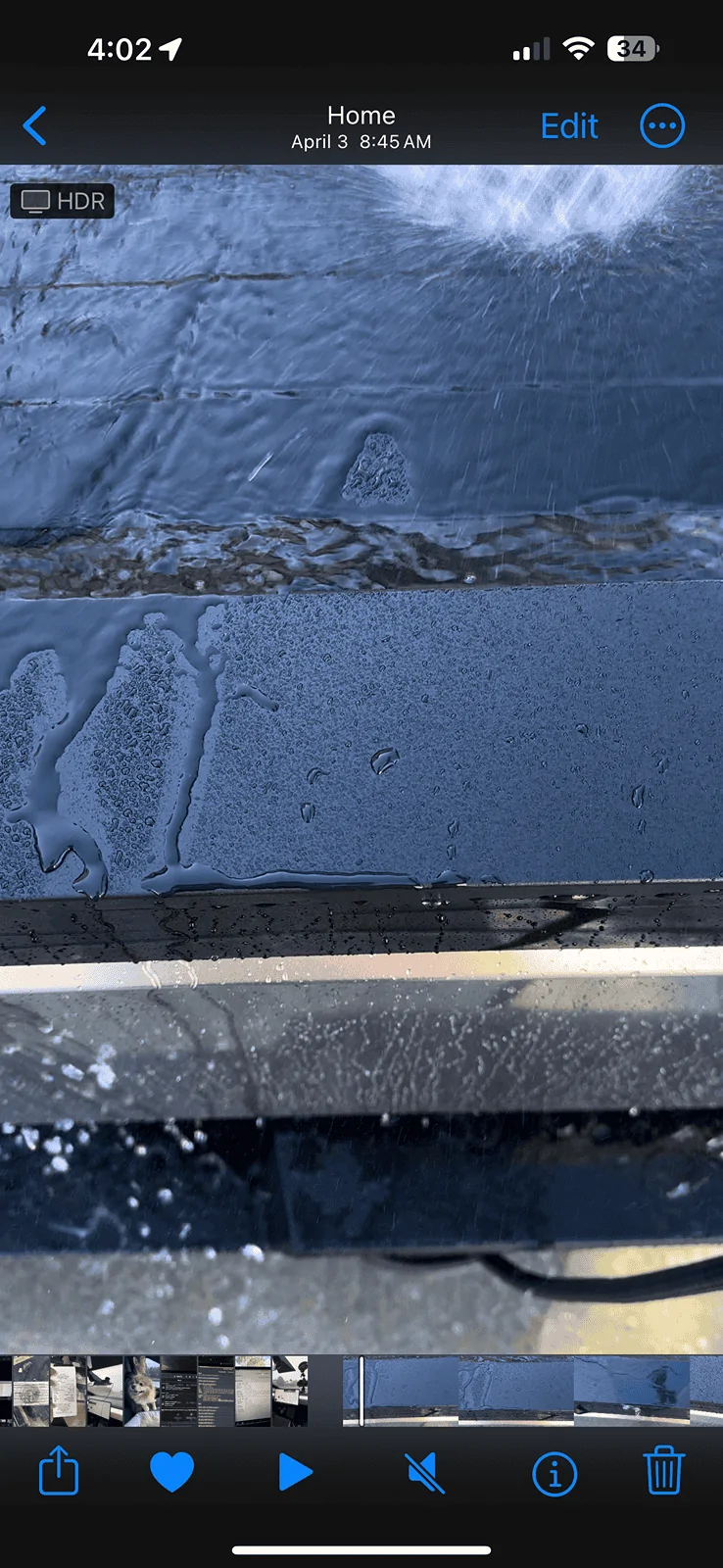Tesla Cybertruck Cybertruck tailgate misaligned causing water to leak into truck bed IMG_9046