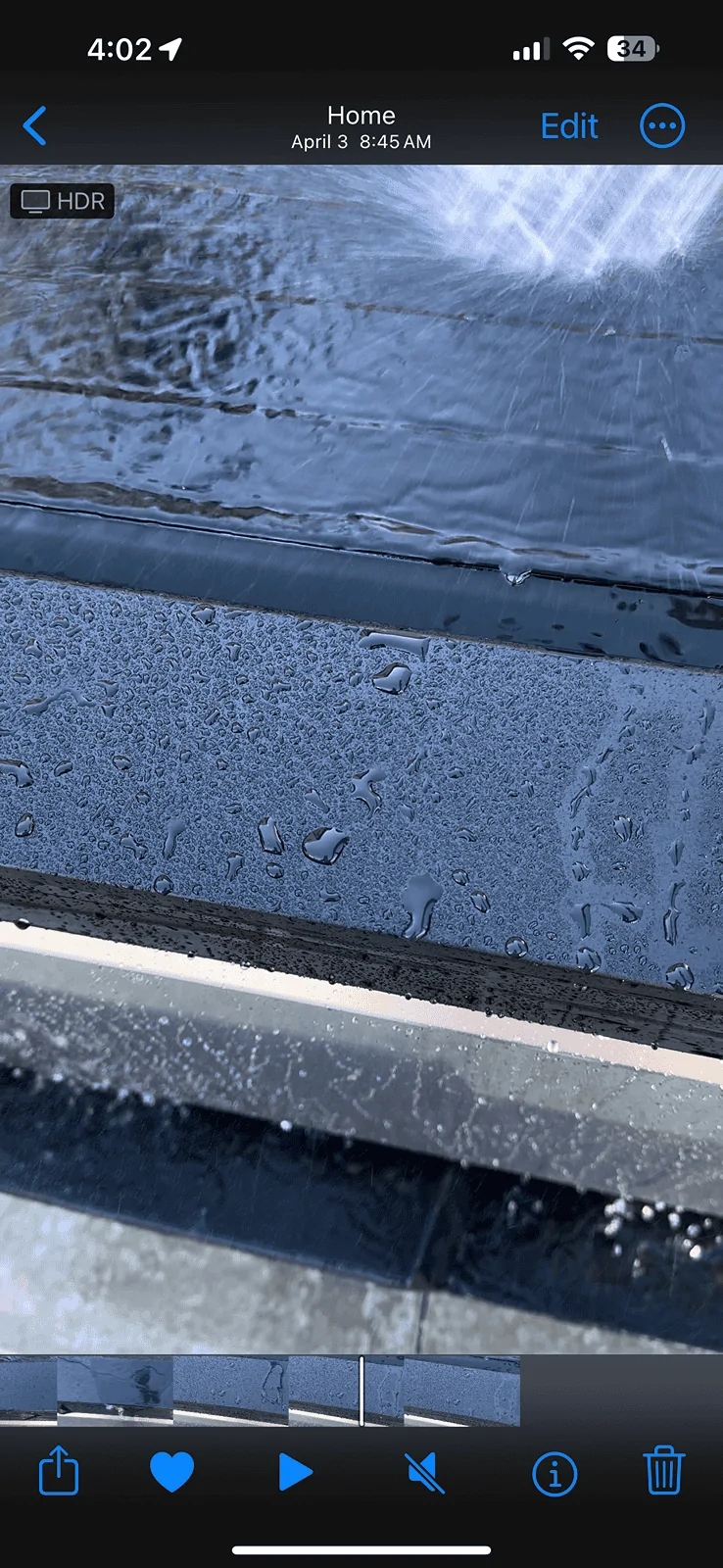 Tesla Cybertruck Cybertruck tailgate misaligned causing water to leak into truck bed IMG_9047