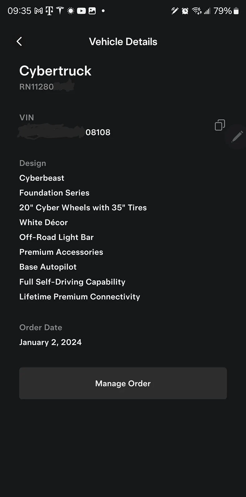 Tesla Cybertruck Integrated Light Bar on employee Cybertruck at Coachella! Screenshot_20240422_093556_Gallery