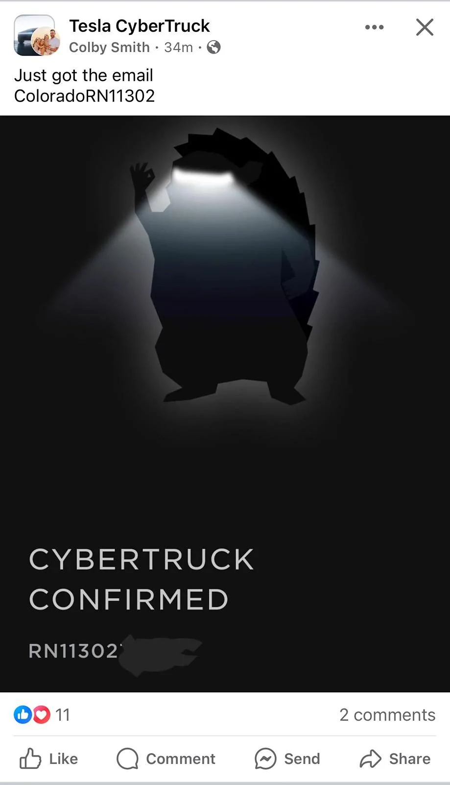 Tesla Cybertruck 📊 Cybertruck SUBMITTED ORDERS Tracking List & Stats [Add Yours!] IMG_6874