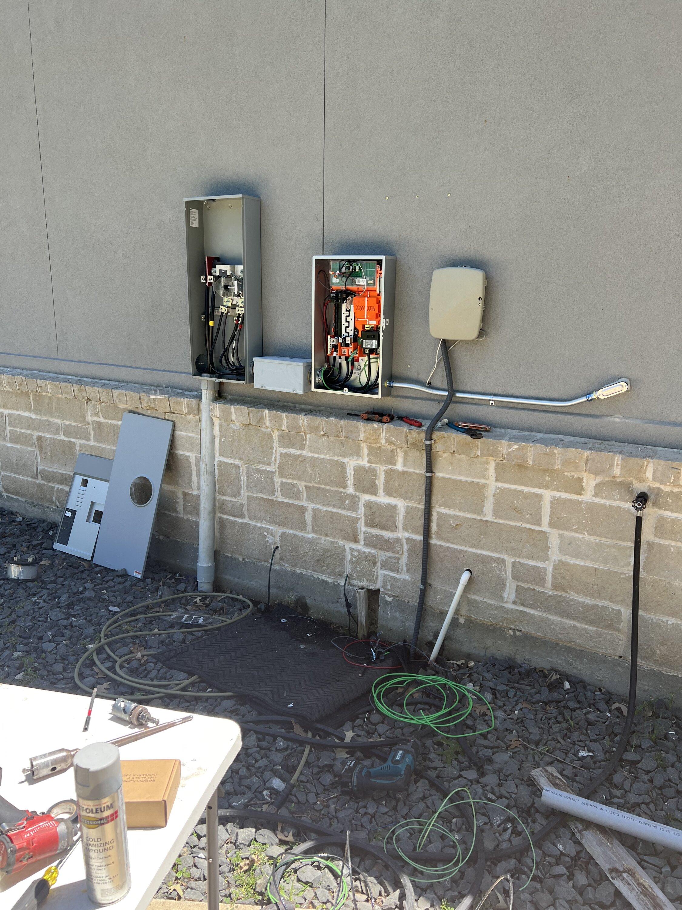Tesla Cybertruck Powershare in TX installed yesterday IMG_3138