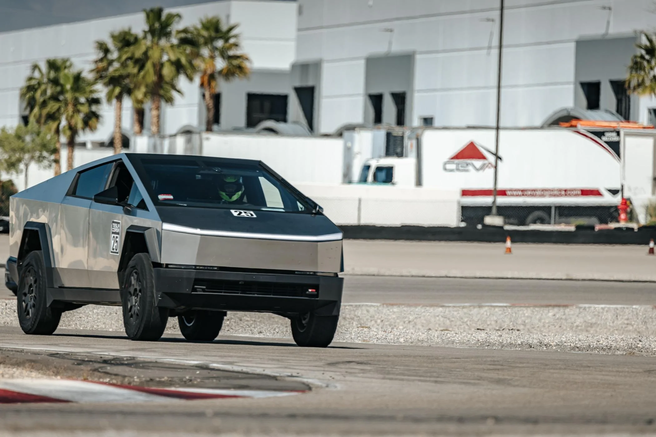 Tesla Cybertruck Photos: Tesla Corsa Event by Unplugged Performance - Las Vegas UnPlugged Tesla Corsa - Las Vegas 2024 - Hot Laps 331