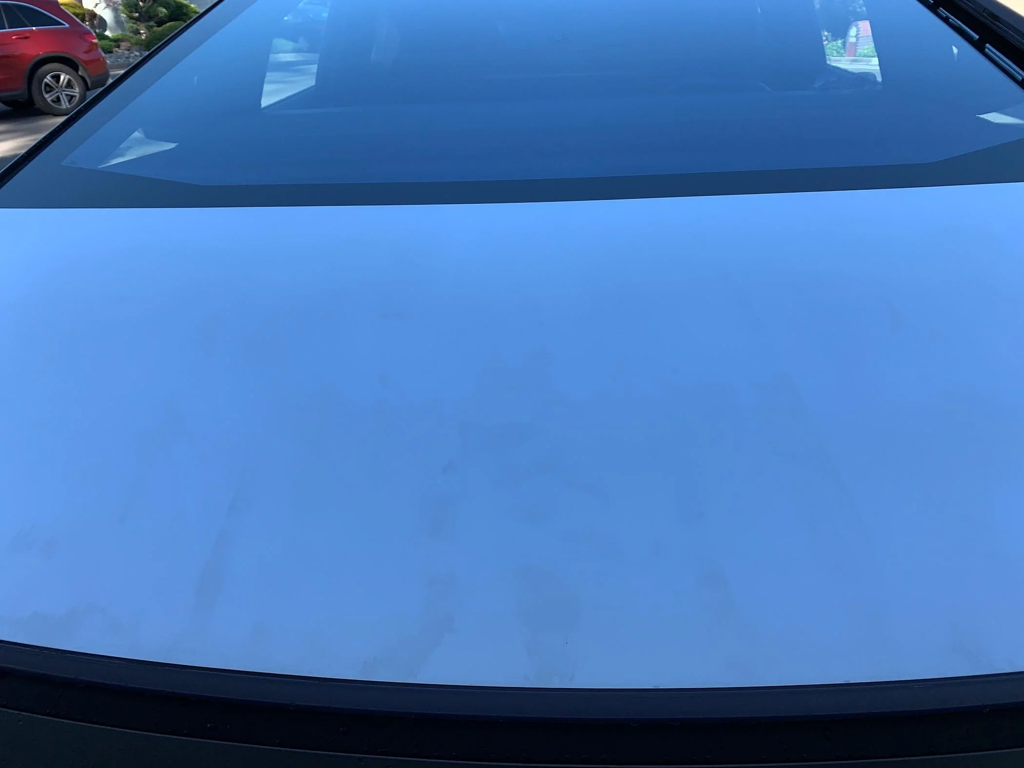 Tesla Cybertruck Iron remover and Rinseless wash panel stains… IMG_6731