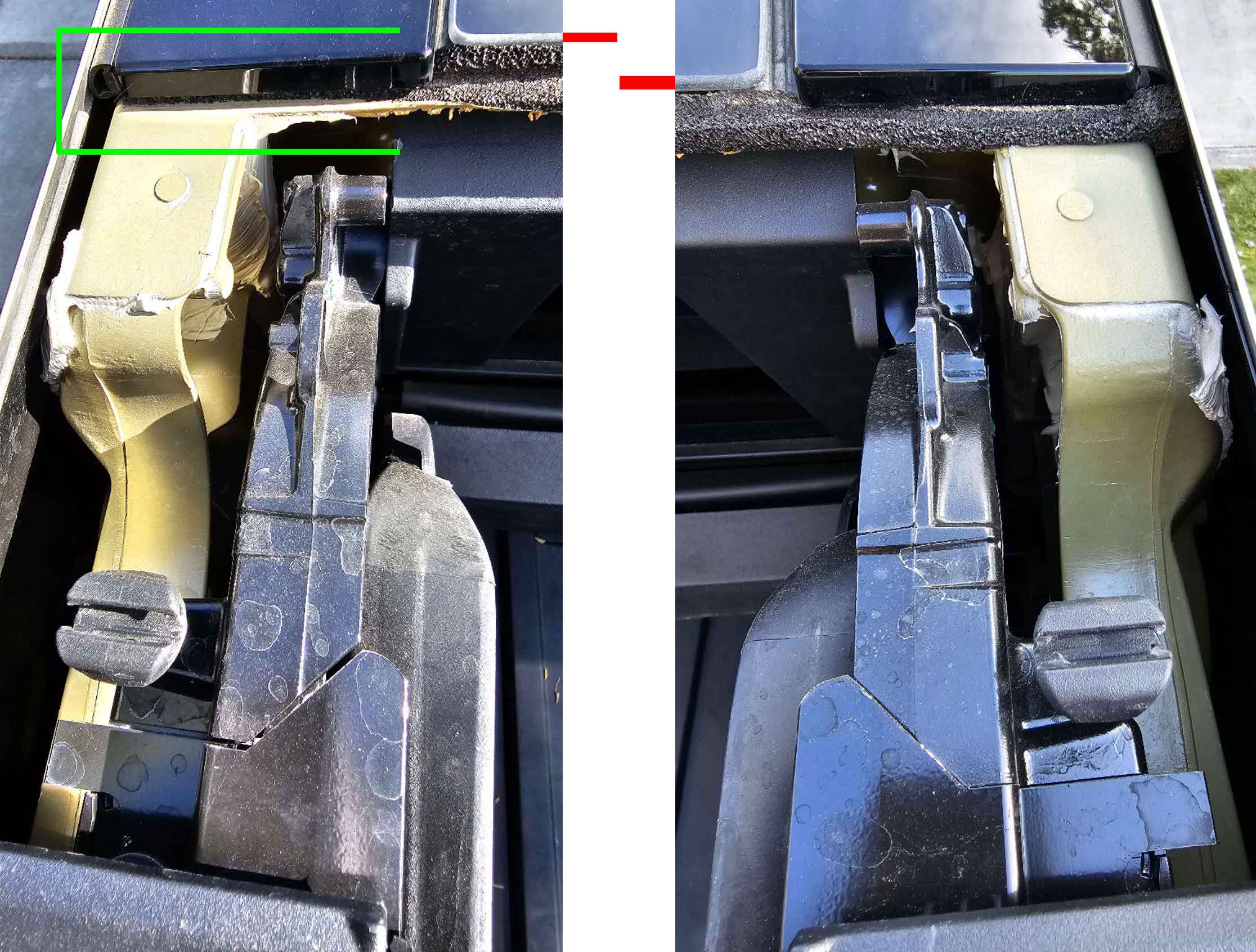 Tesla Cybertruck Tonneau cover leak DIY fix (cause: seal strip gap under aero flap) Untitled-1