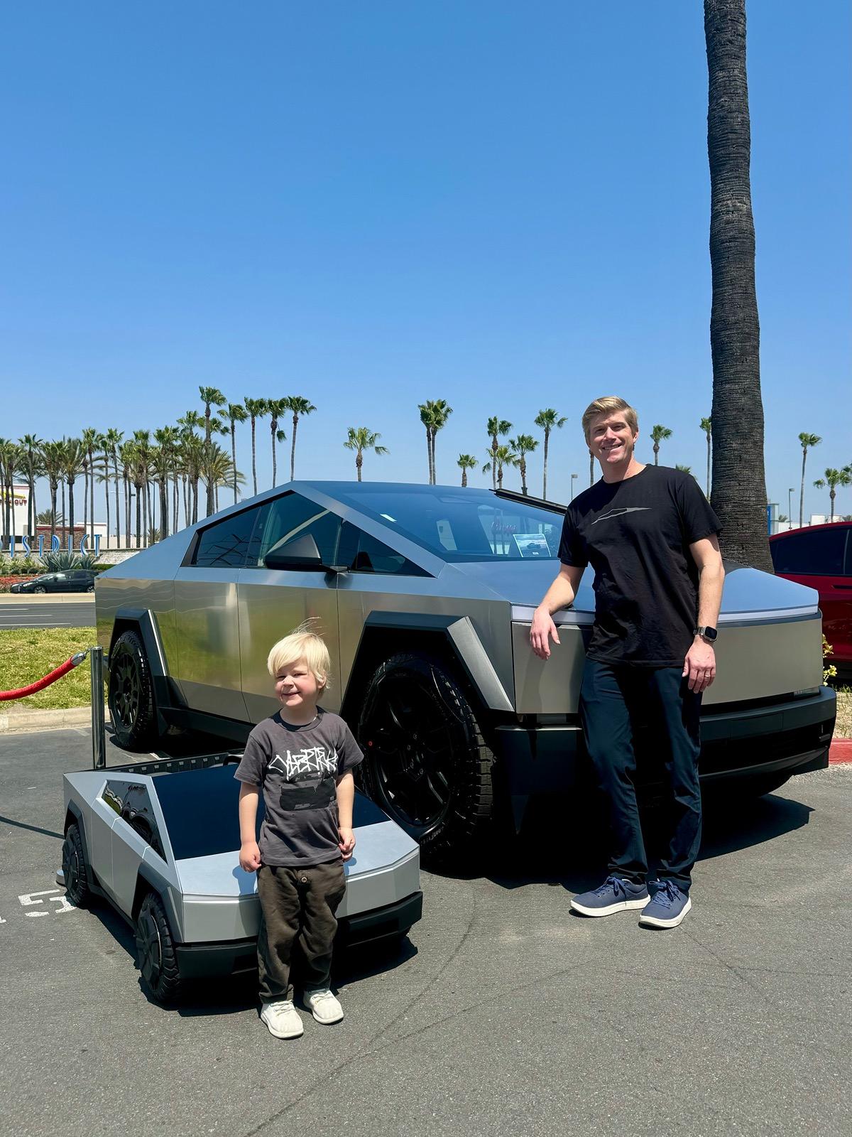 Tesla Cybertruck Received our two Beasts! IMG_0530