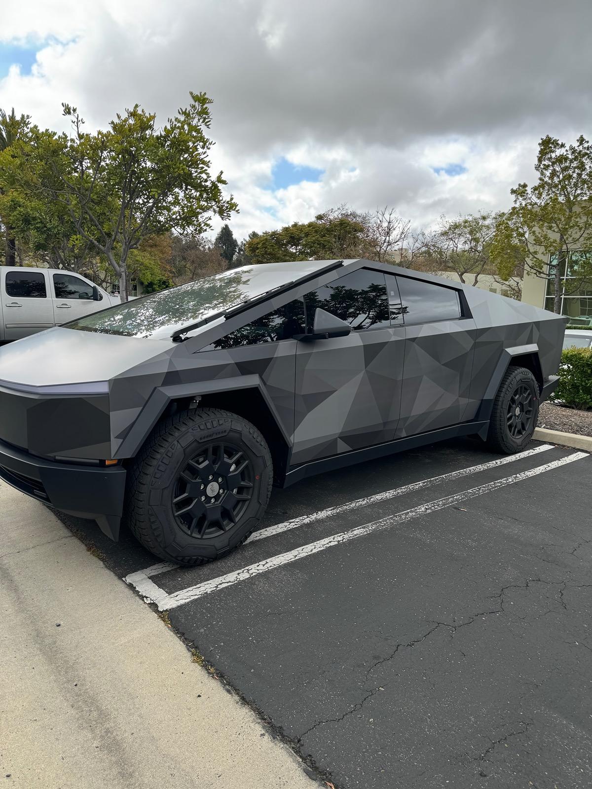 Tesla Cybertruck New Cybertruck Wrap -  one you haven’t seen before 😎 IMG_1866