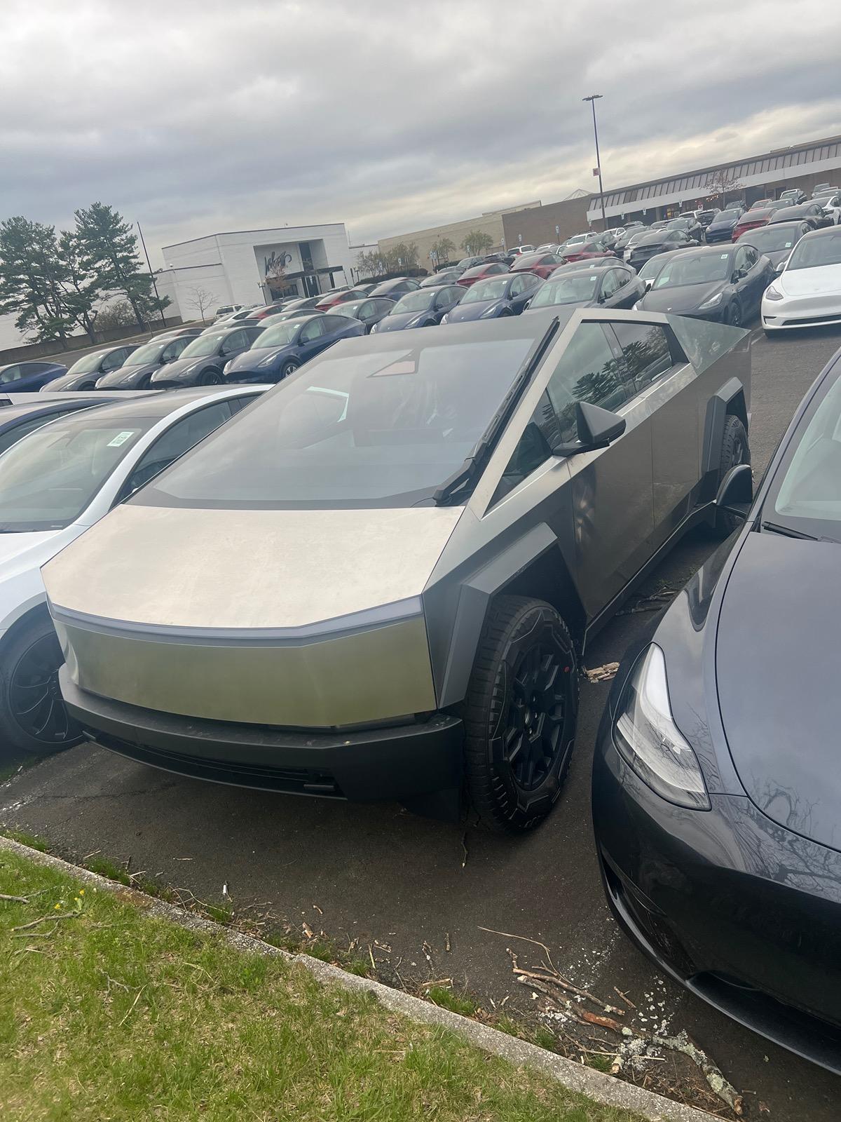 Tesla Cybertruck Cybertruck Delivery Hold Until April 23 -- Tesla Dealership Associate IMG_4970