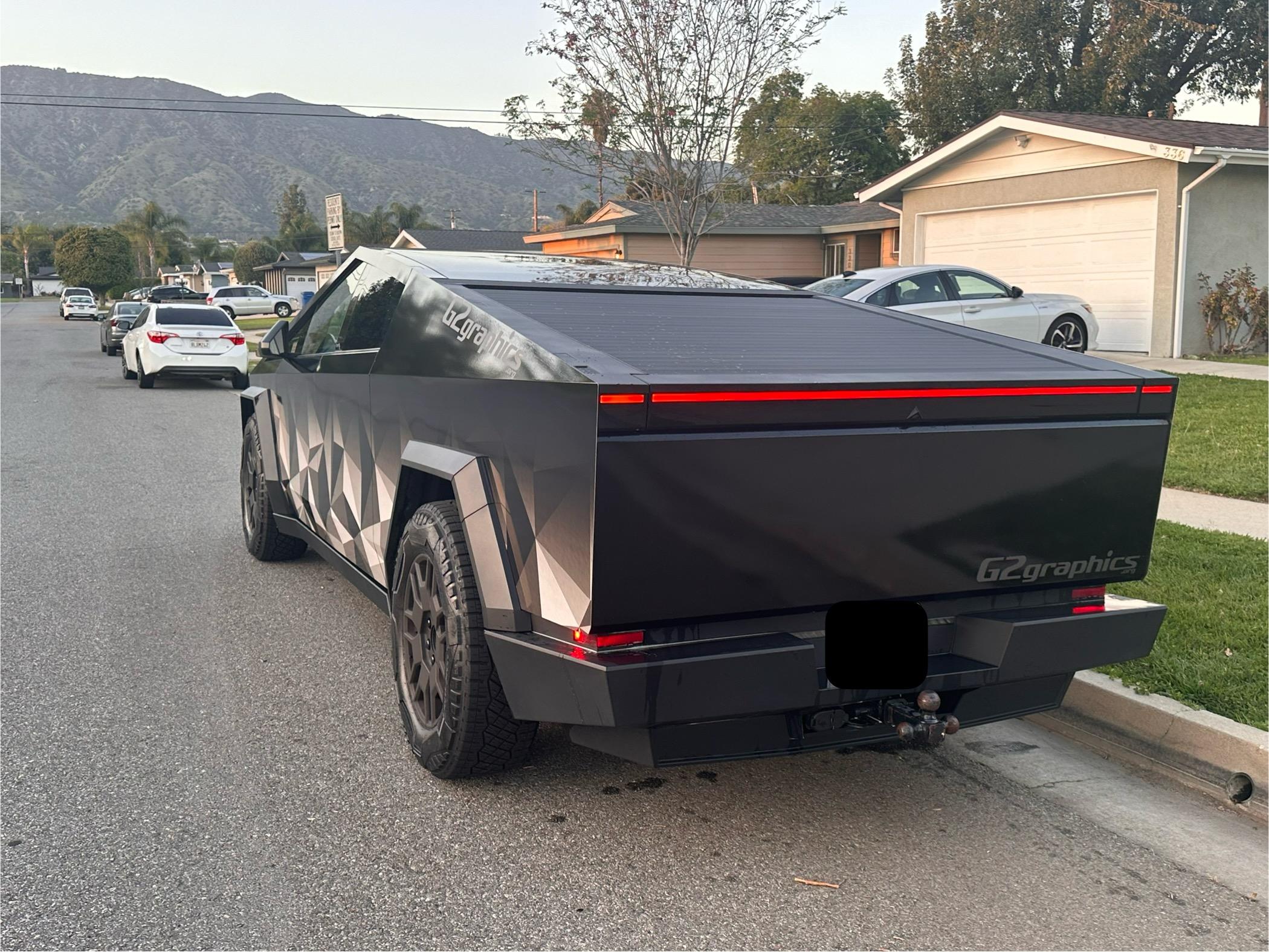 Tesla Cybertruck My Cybertruck Custom Wrap Done - Glendora, CA IMG_2303