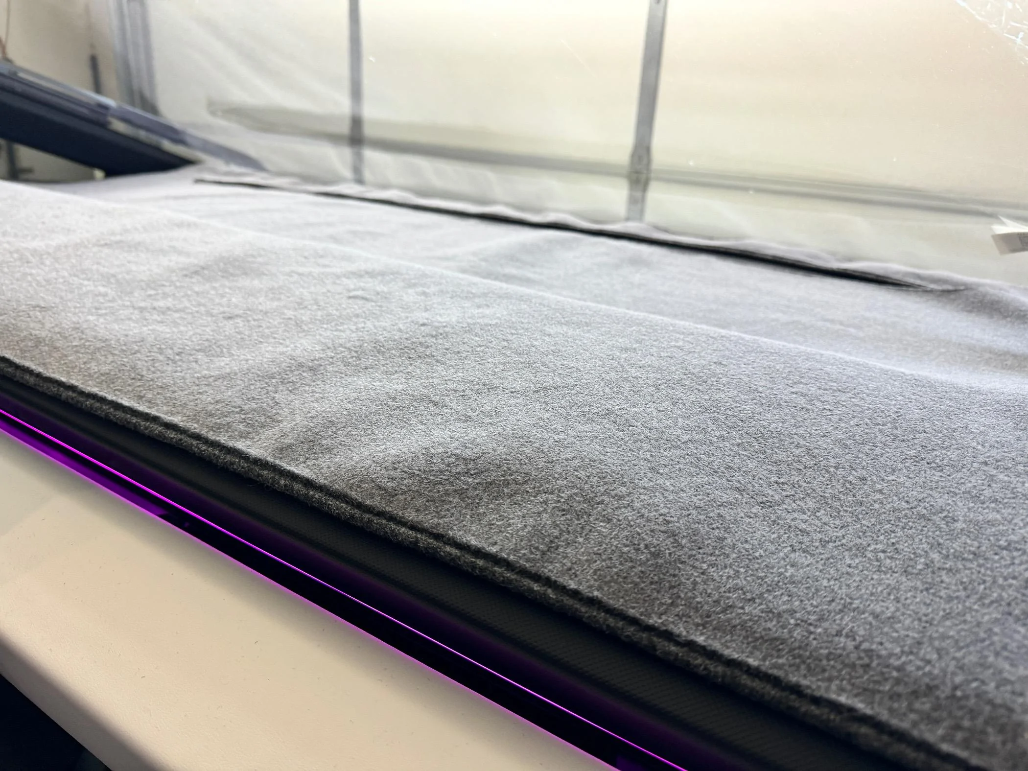 Tesla Cybertruck Seat covers Dash Mat from Cover King IMG_4969