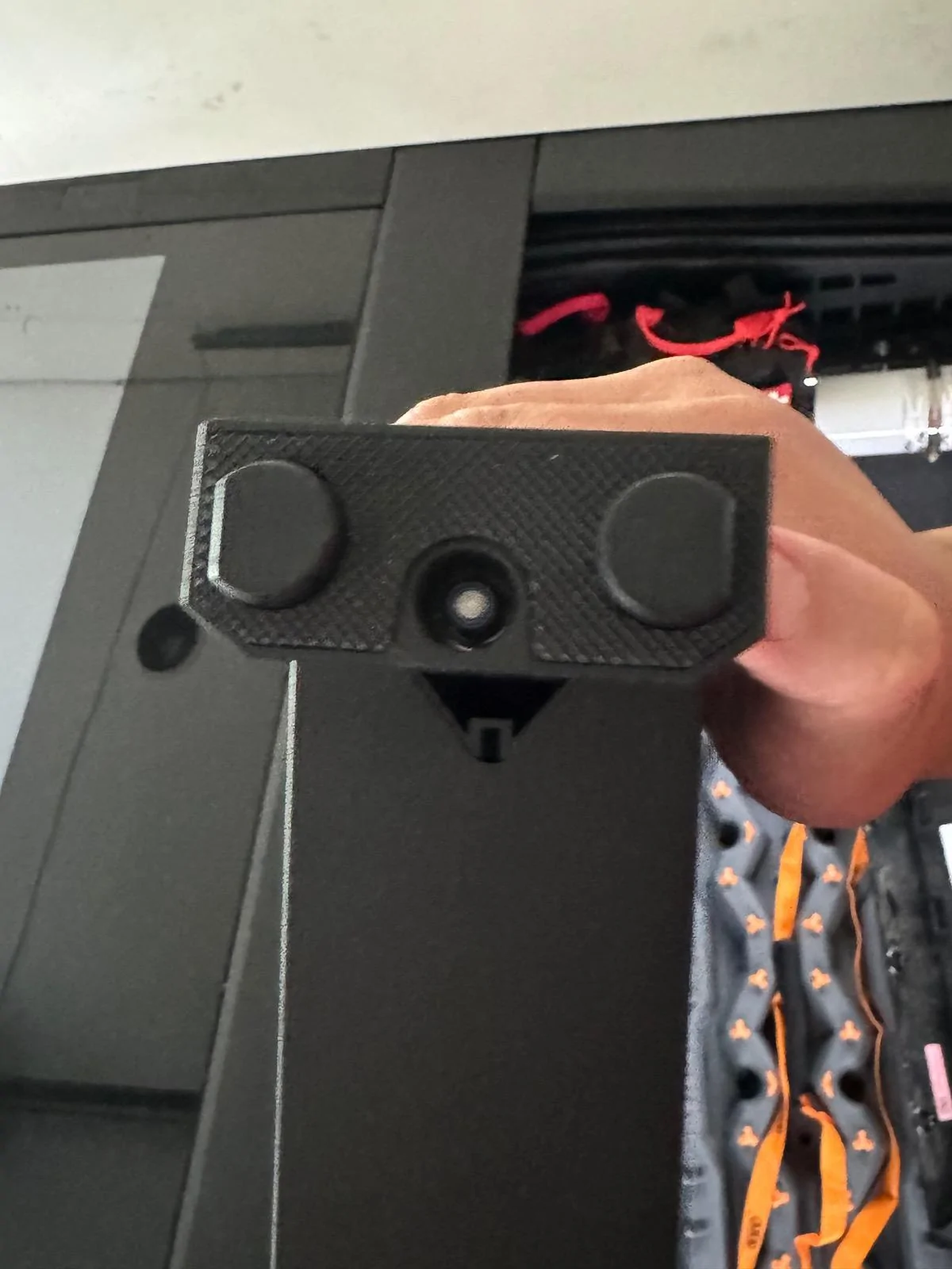 Tesla Cybertruck Fixed Vault Cargo Divider replacements being sent by Tesla IMG_9478