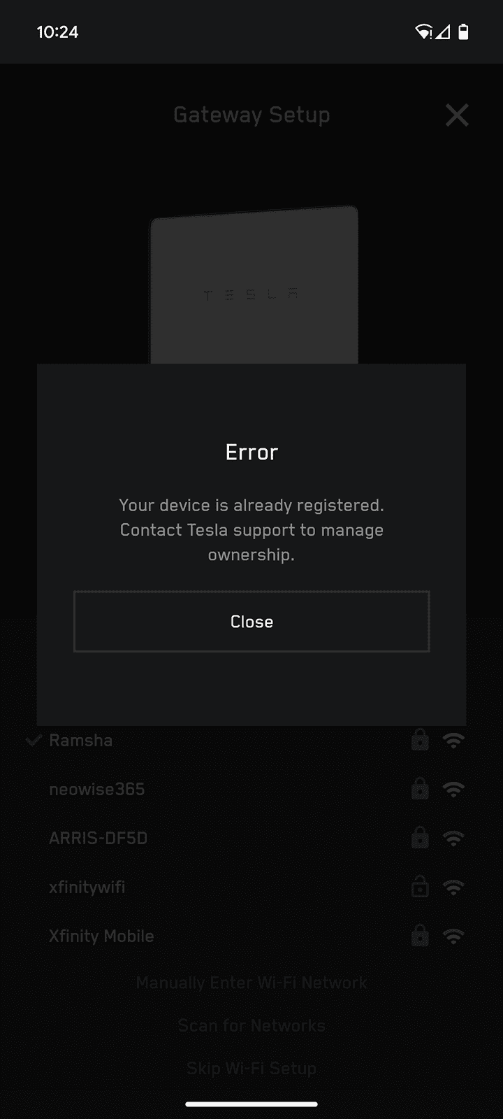 Tesla Cybertruck Powershare set up with existing PW 2 + backup gateway Screenshot_20240427-102408
