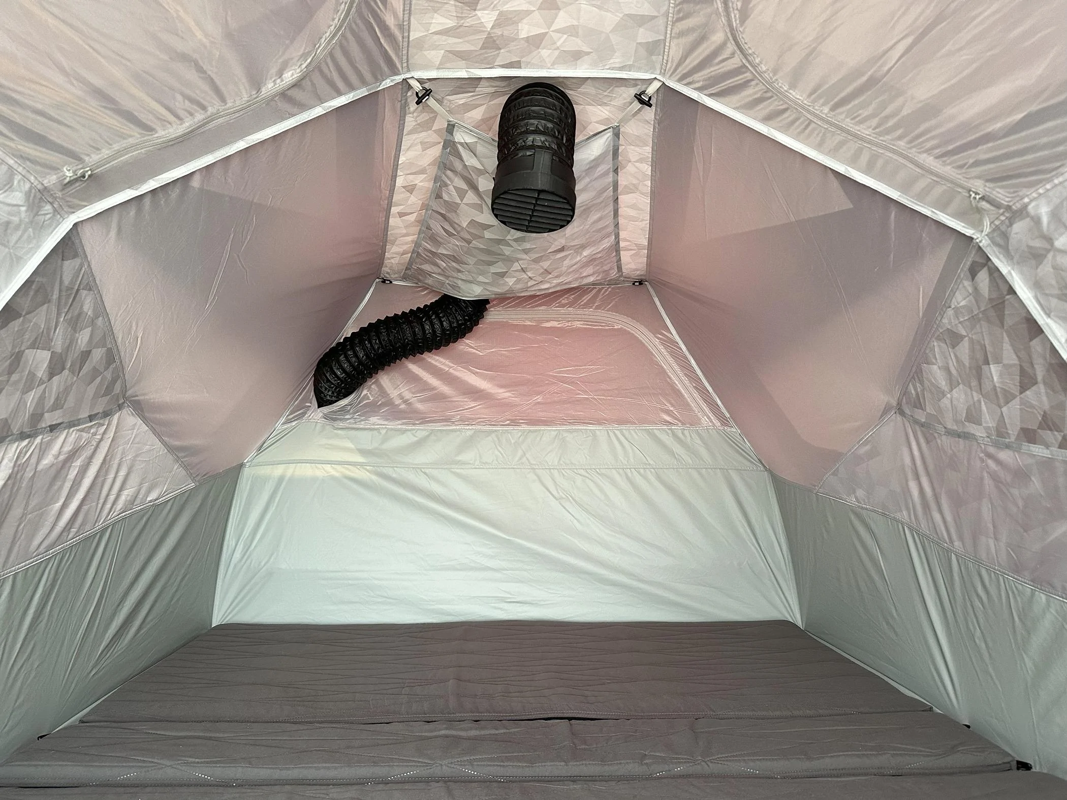 Tesla Cybertruck CyberTent (formerly Basecamp Tent) Camping for 2 Days Using DIY HVAC Solution - Takeaways (and reaction to other video) IMG_4691