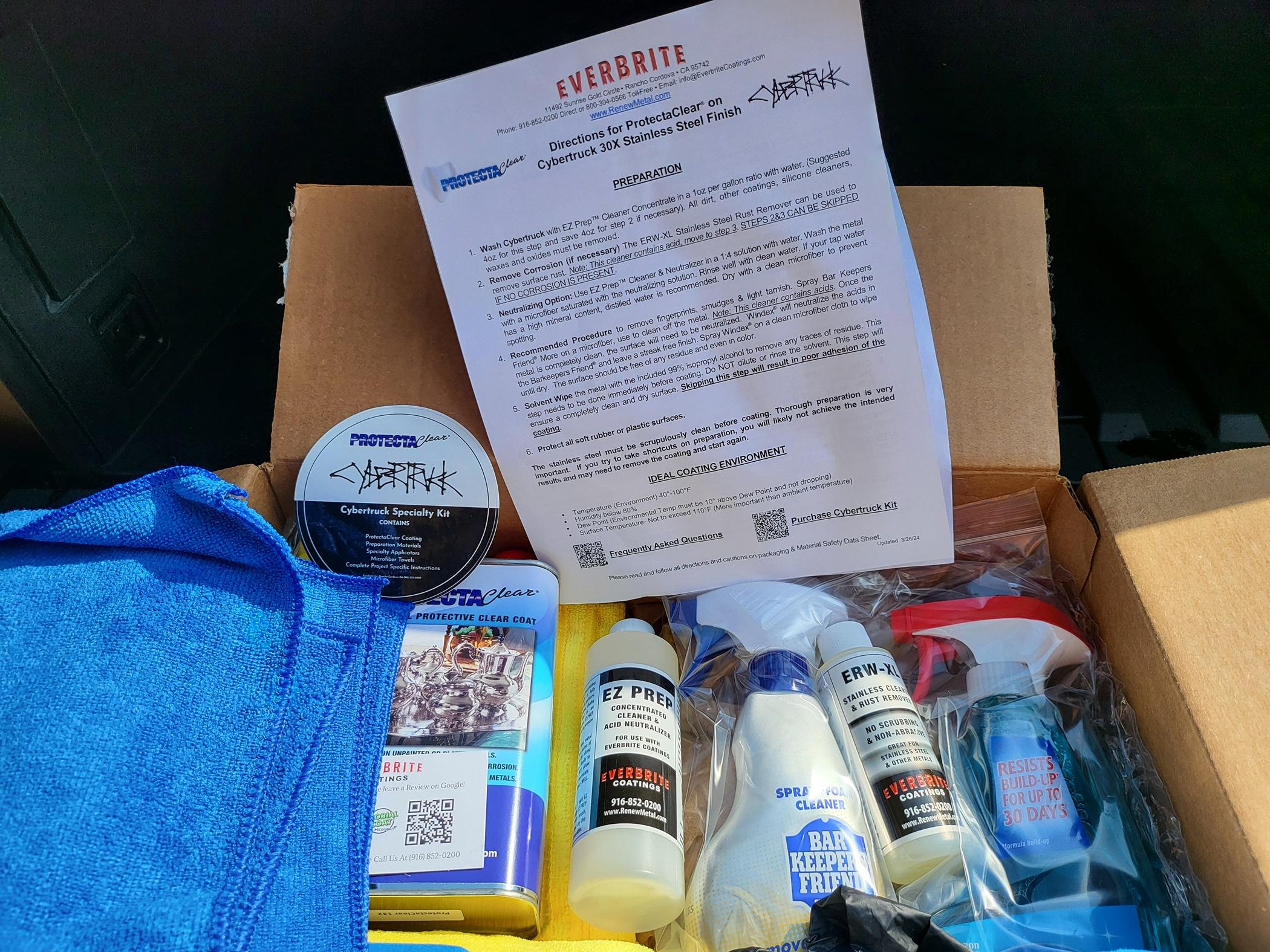 Tesla Cybertruck ProTectaClear by EverBright Project! (Whipping that Ole'OCD!!) 20240427_161648
