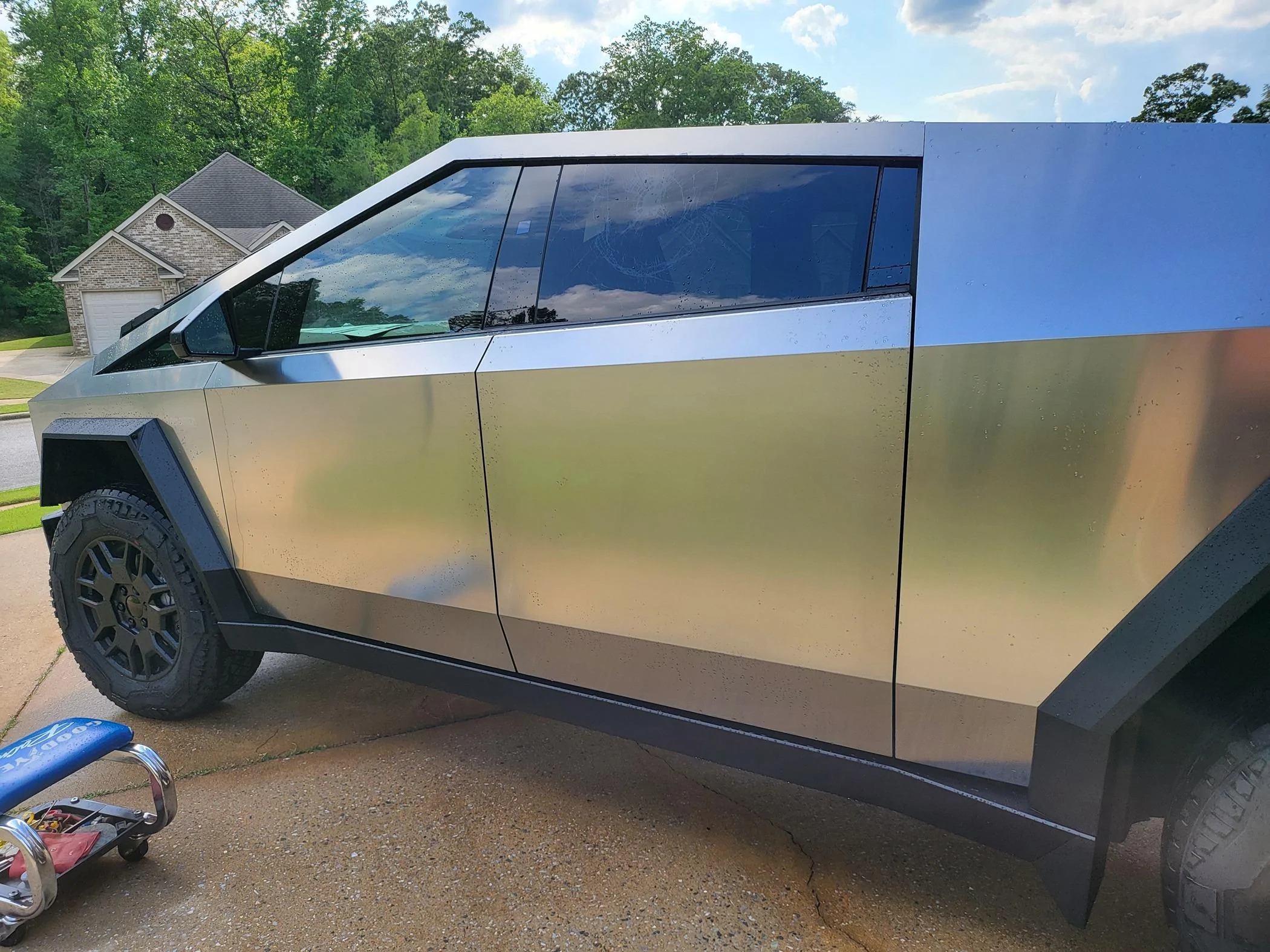 Tesla Cybertruck ProTectaClear by EverBright Project! (Whipping that Ole'OCD!!) 20240427_161805