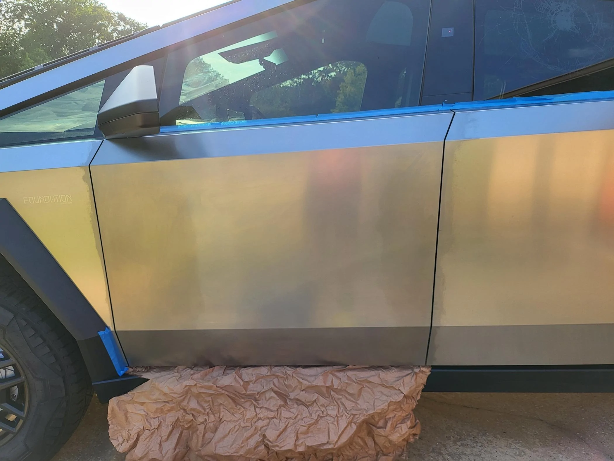 Tesla Cybertruck ProTectaClear by EverBright Project! (Whipping that Ole'OCD!!) 20240427_175055