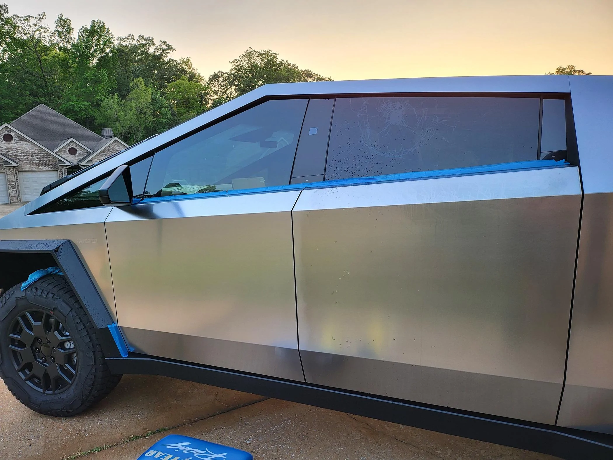 Tesla Cybertruck ProTectaClear by EverBright Project! (Whipping that Ole'OCD!!) 20240427_191850