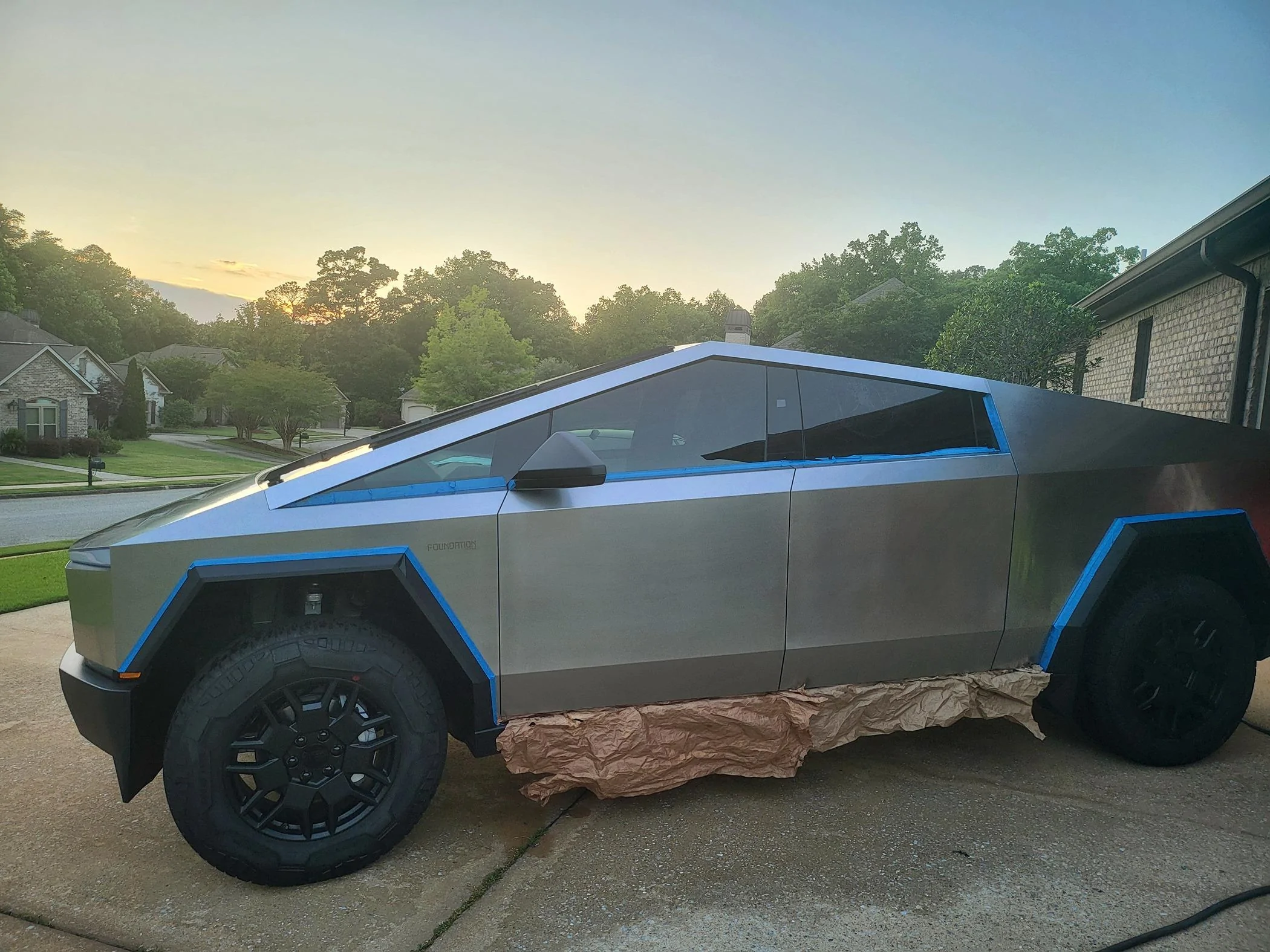 Tesla Cybertruck ProTectaClear by EverBright Project! (Whipping that Ole'OCD!!) 20240428_192346